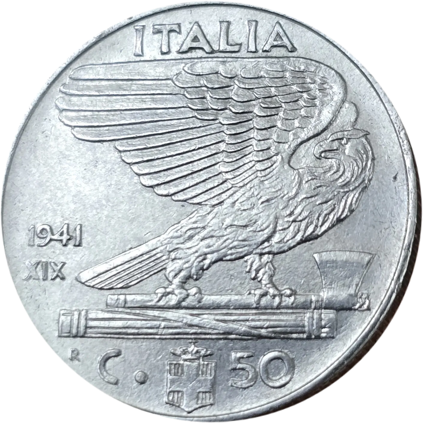 سکه ایتالیا 50 سنت ایتالیا امانوئل